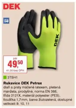 DEK DEK 3TSH1 Rukavice DEK Petrax nabídka