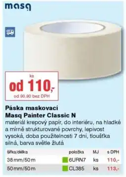 DEK Masq páska maskovací masq painter classic n nabídka