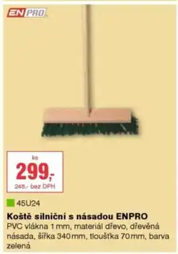 DEK En pro koště silniční s násadou enpro nabídka