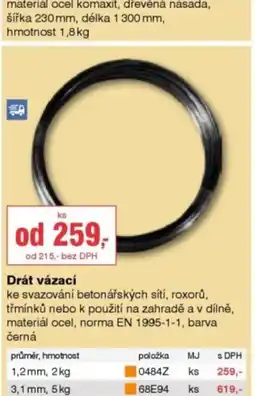 DEK Drát vázací nabídka