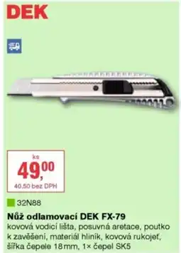DEK DEK Nůž odlamovací DEK FX-79 nabídka