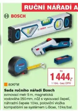 DEK ⑧BOSCH Sada ručního nářadí Bosch nabídka