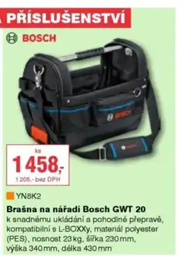 DEK BOSCH YN8K2 Brašna na nářadí Bosch GWT 20 nabídka