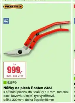 DEK ROSTEX Nůžky na plech Rostex 2323 nabídka
