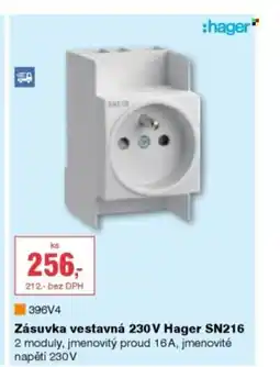 DEK Hager zásuvka vestavná 230v hager sn216 nabídka