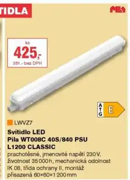 DEK Svítidlo LED Pila WT008C 40S/840 PSU L1200 CLASSIC nabídka