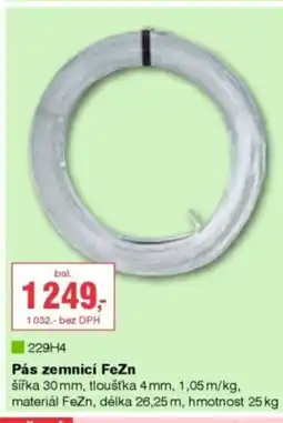 DEK Pás zemnicí FeZn nabídka