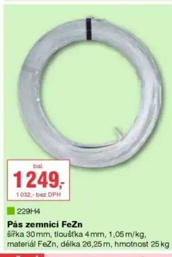 DEK Pás zemnicí FeZn nabídka