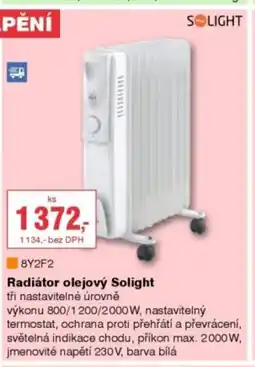 DEK SOLIGHT 8Y2F2 Radiátor olejový Solight nabídka