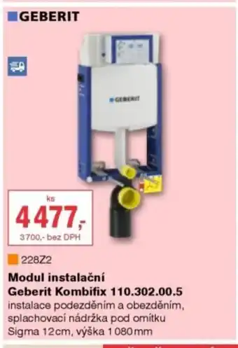 DEK GEBERIT Modul instalační Geberit Kombifix 110.302.00.5 nabídka