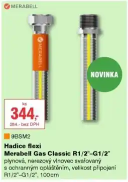 DEK MERABELL Hadice flexi Merabell Gas Classic R1/2"-G1/2" nabídka
