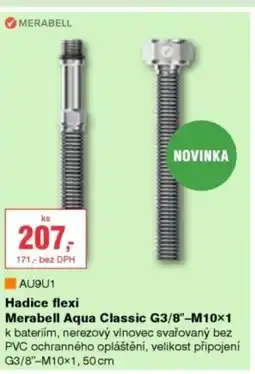 DEK Hadice flexi Merabell Aqua Classic G3/8"-M10×1 k nabídka