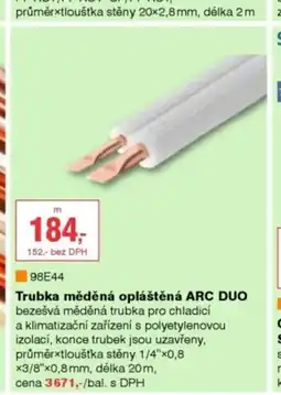 DEK Trubka měděná opláštěná ARC DUO nabídka