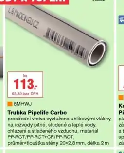 DEK 8MHWJ Trubka Pipelife Carbo nabídka
