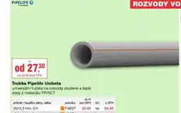 DEK PIPELIFE Trubka Pipelife Unibeta nabídka