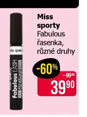 Teta Miss sporty nabídka