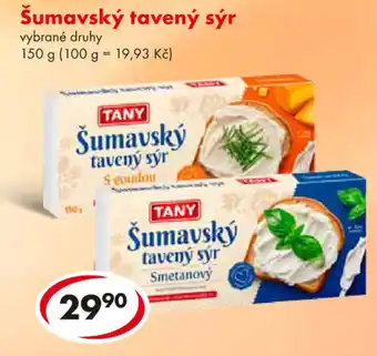 TANY Šumavský tavený sýr