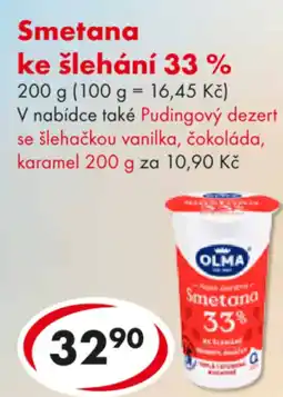 CBA OLMA Smetana ke šlehání 33 % nabídka