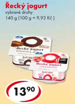 CBA Řecký jogurt nabídka