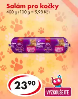 CBA Salám pro kočky nabídka