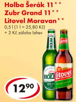 CBA Holba Šerák 11 Zubr Grand 11 Litovel Moravan nabídka