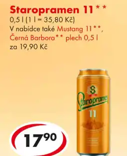 CBA Staropramen 11 nabídka