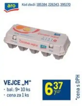 Makro Vejce..M" nabídka