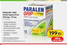 Dr. Max PARALEN® GRIP horký nápoj citrón 650 mg/10mg nabídka
