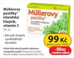 Dr. Max Müllerovy pastilky islandský lišejník, vitamin C nabídka