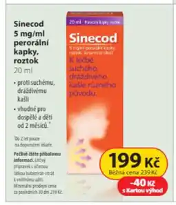 Dr. Max Sinecod 5 mg/ml perorální kapky, roztok nabídka