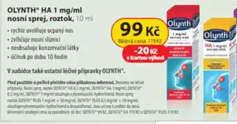 Dr. Max OLYNTH HA 1 mg/ml nosní sprej, roztok nabídka