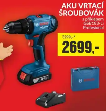 Baumax BOSCH Professional Aku vrtací šroubovák nabídka