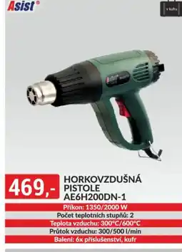 Baumax Horkovzdušná pistole AE6H200DNfr nabídka
