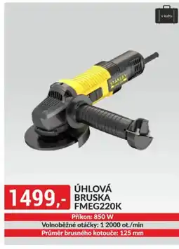 Baumax STANLEY Úhlová bruska FMEG220K nabídka
