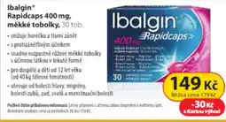 Dr. Max Ibalgin Rapidcaps 400 mg, měkké tobolky nabídka