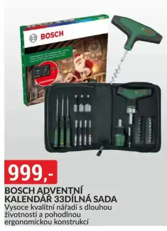 Baumax Bosch adventní kalendář 33dílná sada nabídka