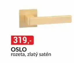 Baumax OSLO rozeta, zlatý satén nabídka