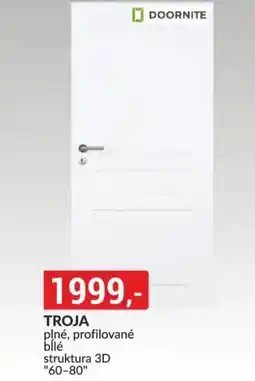 Baumax TROJA plné, profilované bílé nabídka