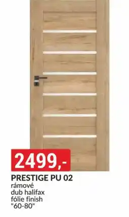 Baumax PRESTIGE PU 02 rámové nabídka