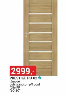 Baumax PRESTIGE PU 02* rámové nabídka