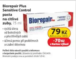 Dr. Max Biorepair Plus Sensitive Control pasta na citlivé zuby nabídka