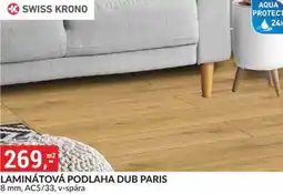 Baumax Laminátová podlaha dub paris nabídka