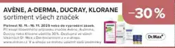 Dr. Max Avène, A-derma, Ducray, Klorane nabídka