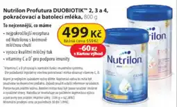 Dr. Max Nutrilon Profutura DUOBIOTIK 2, 3 a 4, pokračovací a batolecí mléka nabídka