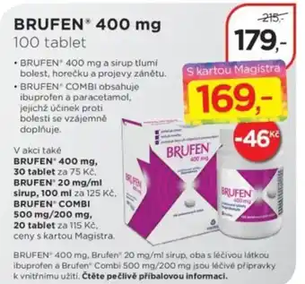 Magistra lékárny BRUFEN® 400 mg nabídka