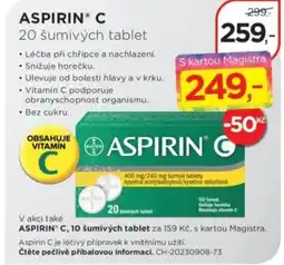 Magistra lékárny ASPIRIN® C nabídka