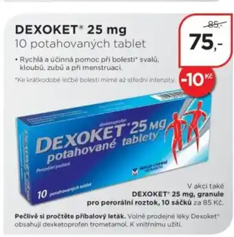 Magistra lékárny DEXOKET® 25 mg nabídka