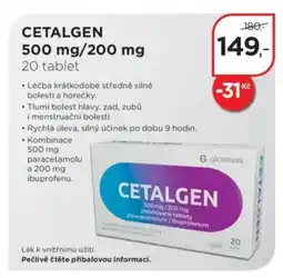 Magistra lékárny CETALGEN 500 mg/200 mg nabídka