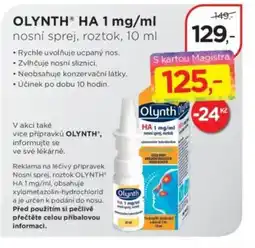 Magistra lékárny OLYNTH® HA 1 mg/ml nosní sprej, roztok nabídka