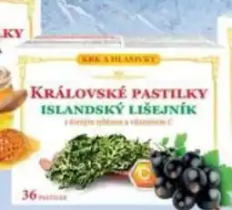Magistra lékárny Královské pastilky islandský lišejník nabídka